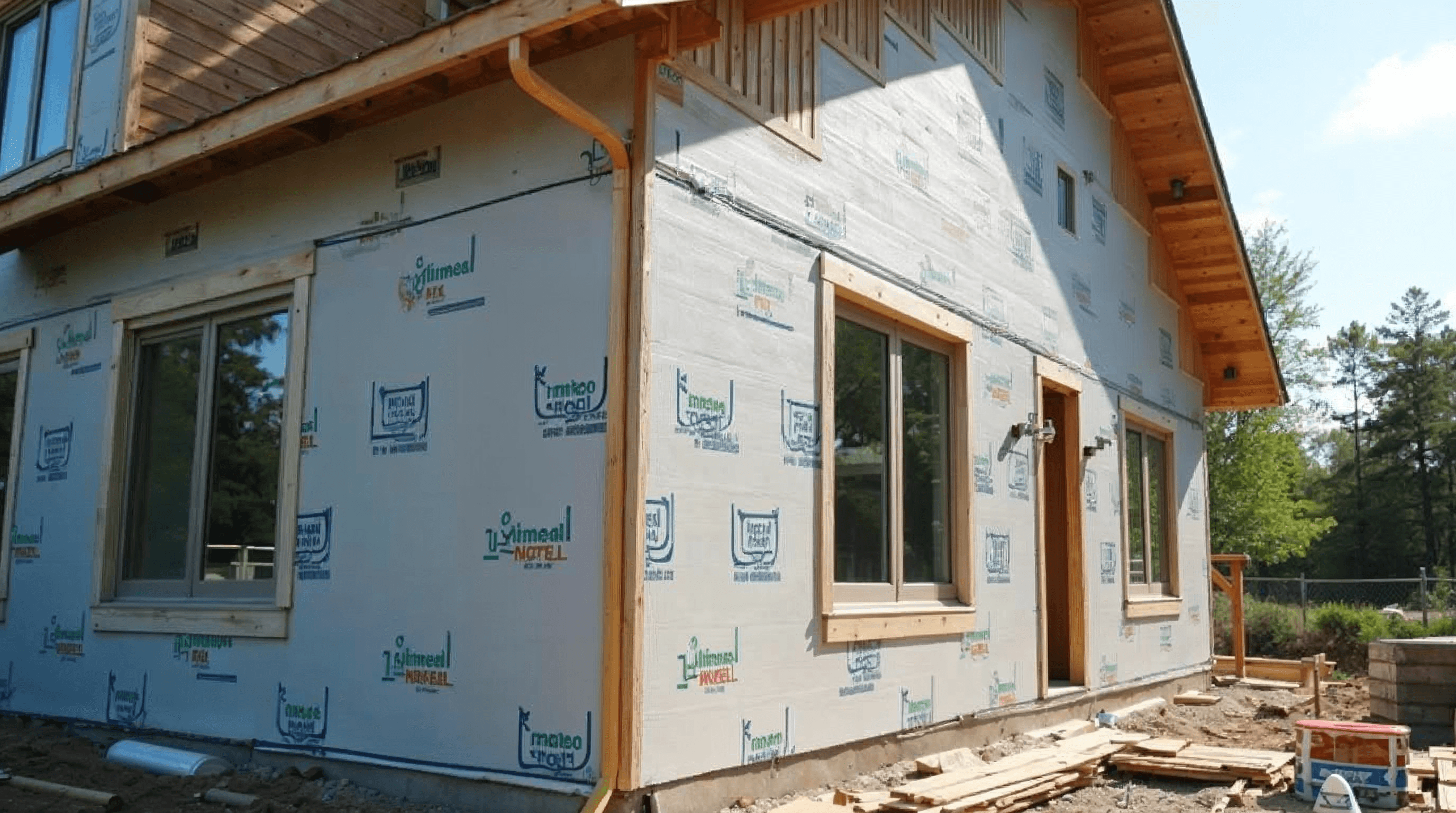 Fiber cement siding on a residential home exterior