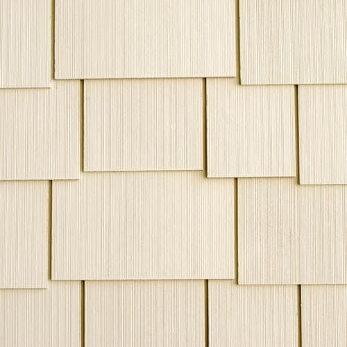 Allura™ 1/4"" x 16"" x 48"" Fiber Cement Shake Siding Staggered Edge
