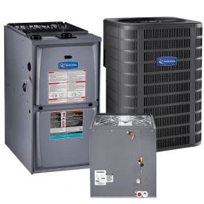 1.5 Ton 14 SEER 45k BTU 95% AFUE Variable Speed MrCool Signature Central Air Conditioner & Gas Split System - Upflow