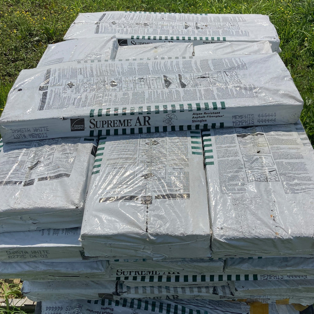 Roofing Shingles 3tab and Architectural (10 to 30 Sq lots) $20 a bundle while they last. We have about 20 different lots of colors)
