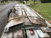 100 year old Reclaimed barn metal Just $40 per sheet ( 8ft-40ft long)